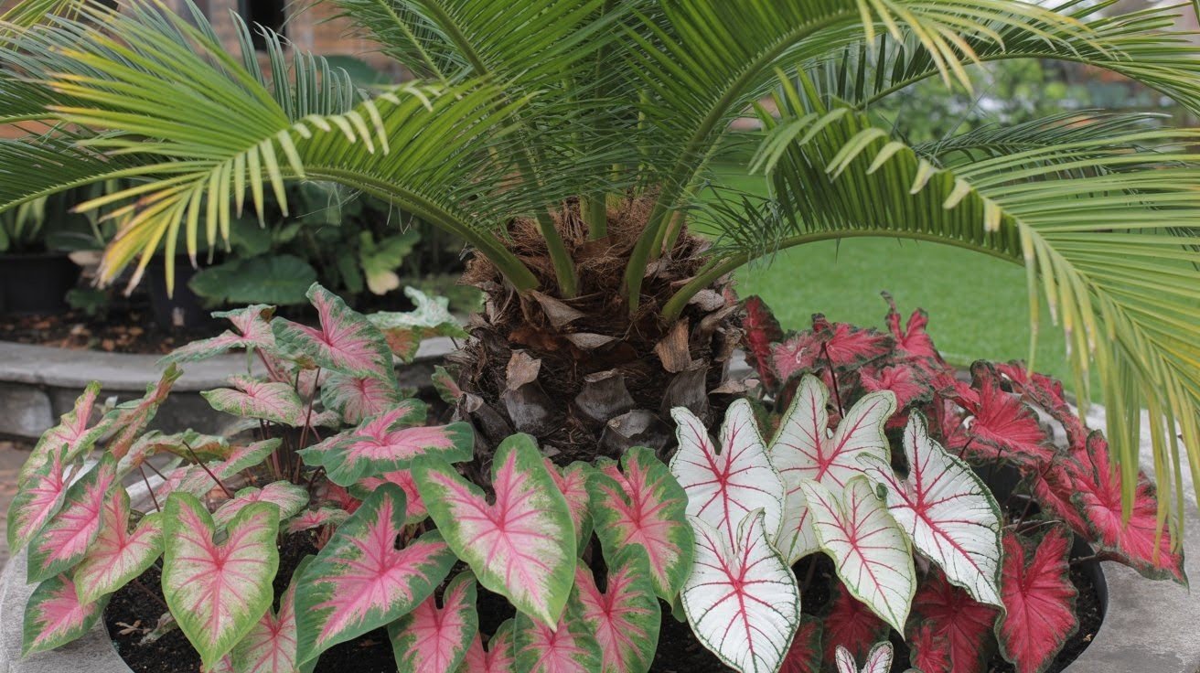 Caladiums for Colorful Groundcover