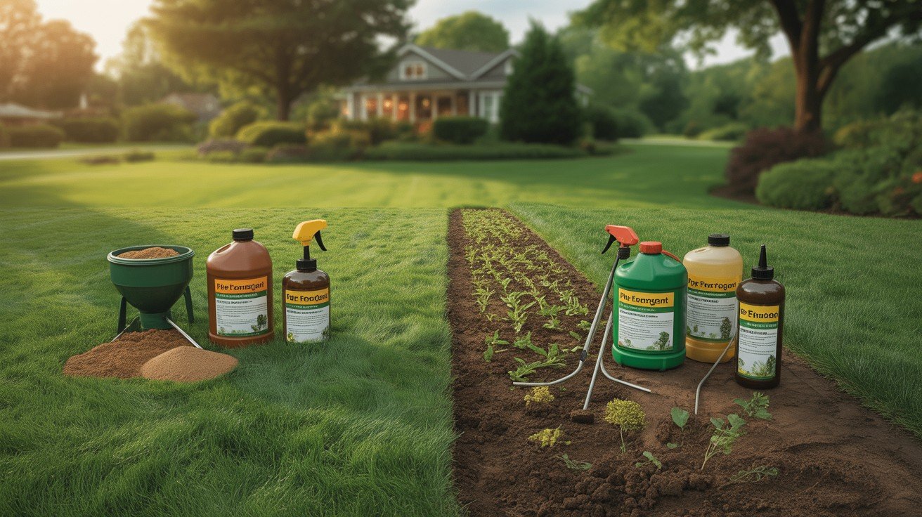 Pre-Emergent vs Post-Emergent Herbicides