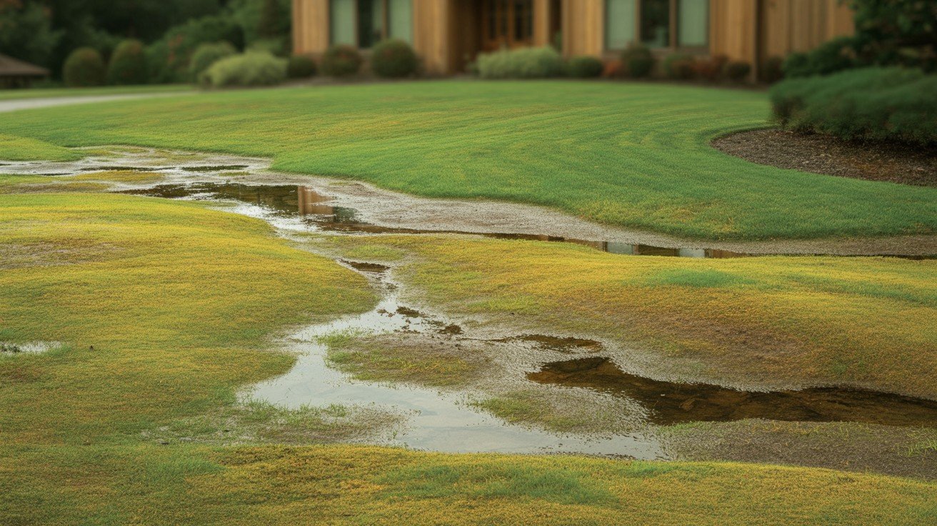 Puddles or Standing Water