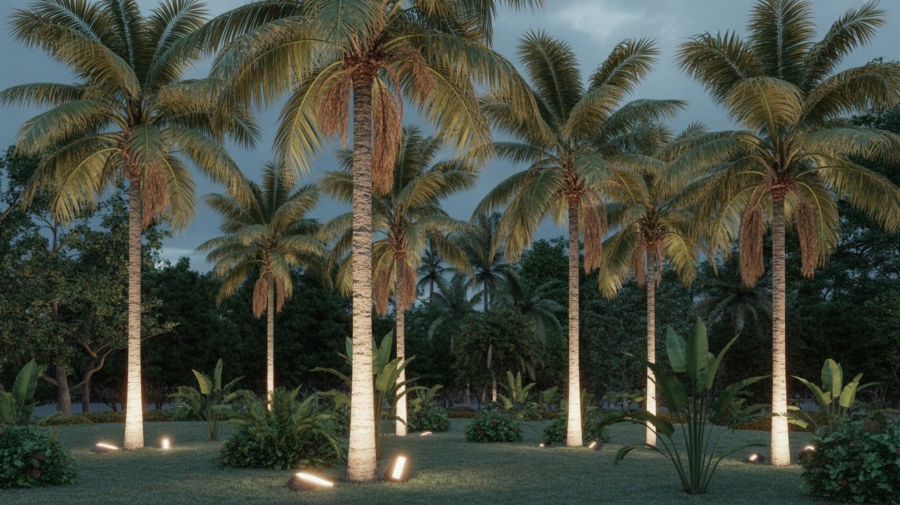 Uplighting for Evening Drama