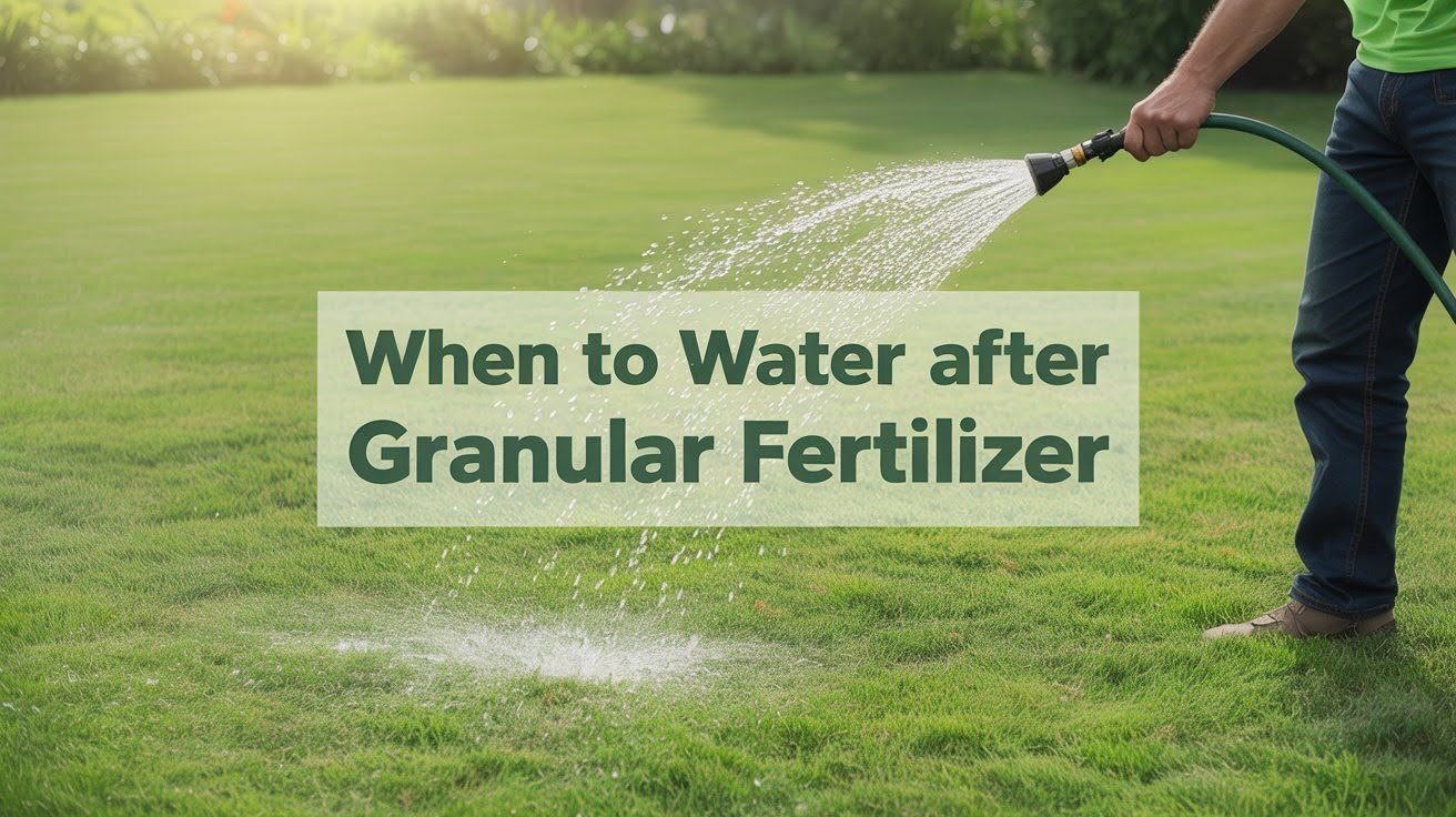 When To Water After Granular Fertilizer